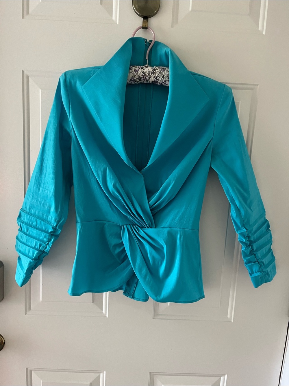 Tadashi Shoji Teal Turquoise Blouse